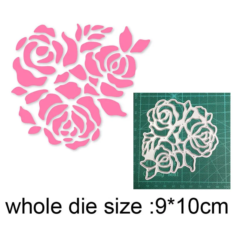 

AILIDA Craft dies flower frame metal cutting dies cut die mold Scrapbook dies paper craft knife mould blade punch stencils dies