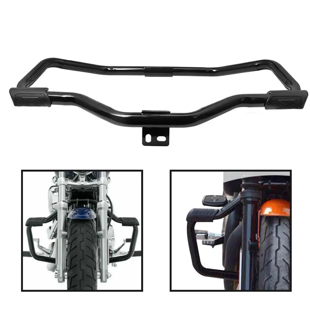 

Подходит для Harley Sportster XL 883 1200, Черная передняя фара, автомобильная защита двигателя 2004-2017