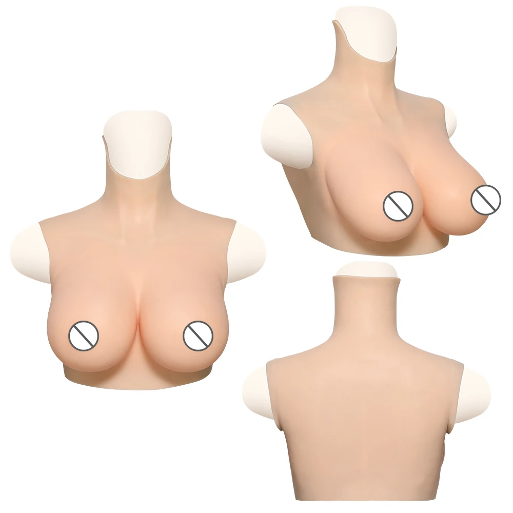 

CYOMI Sturdy silica gel filled D cup Breast Forms enhancers Mastectomy Boob Prosthesis Fit for Crossdressers drag queen 4G