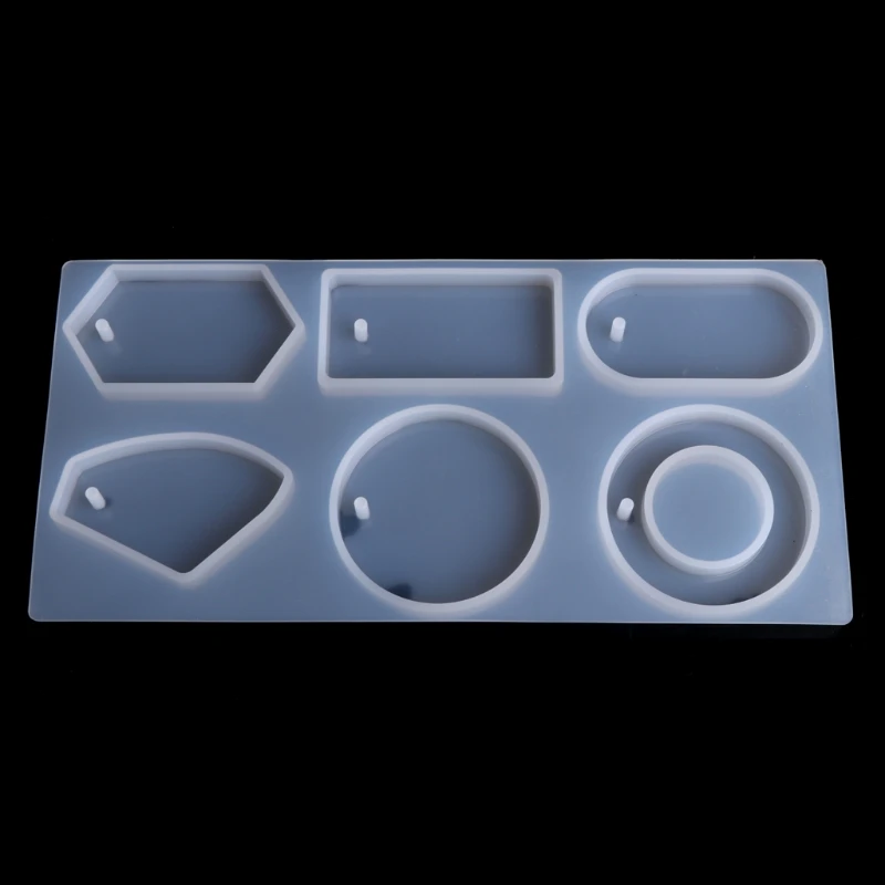 

Silicone Mold Mould Epoxy Resin Jewelry Sweater Chain Pendant Making Tool Hole