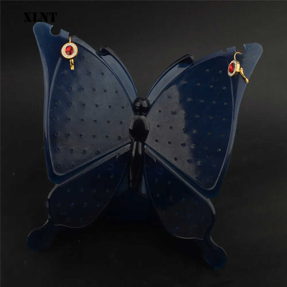 XLNT модный простой Красный австрийский кристаллический болтающийся серьги для