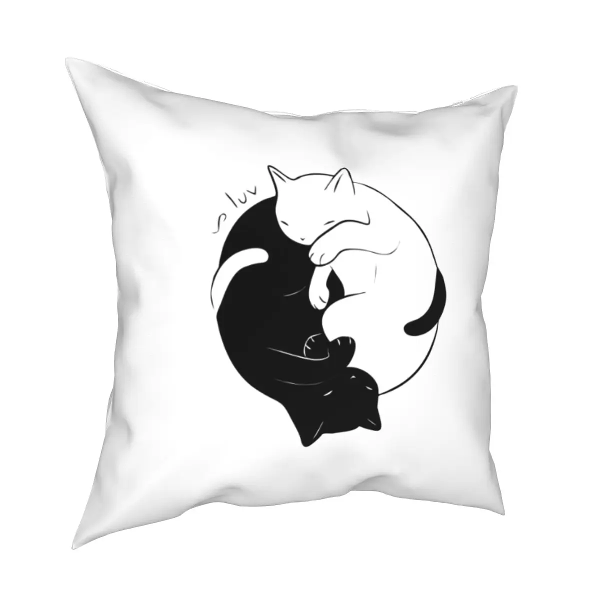 Вечная кошка любит наволочки полиэфира Подробная информация о продукте: милый