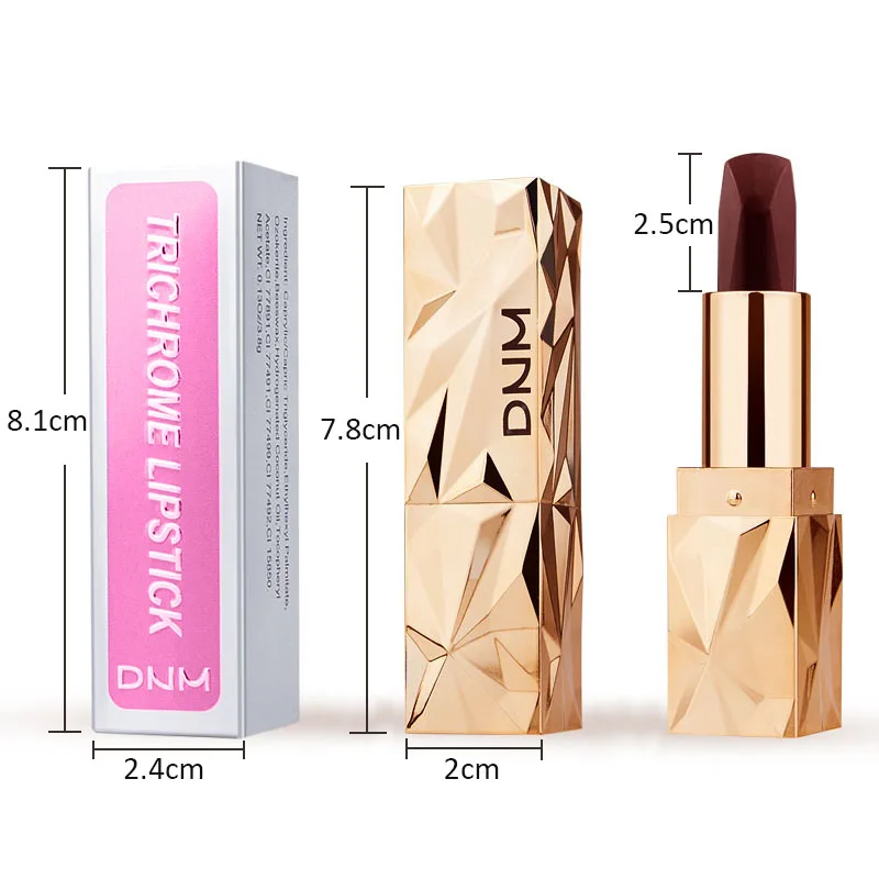Новинка 3 цвета водонепроницаемая матовая губная помада оттенок не