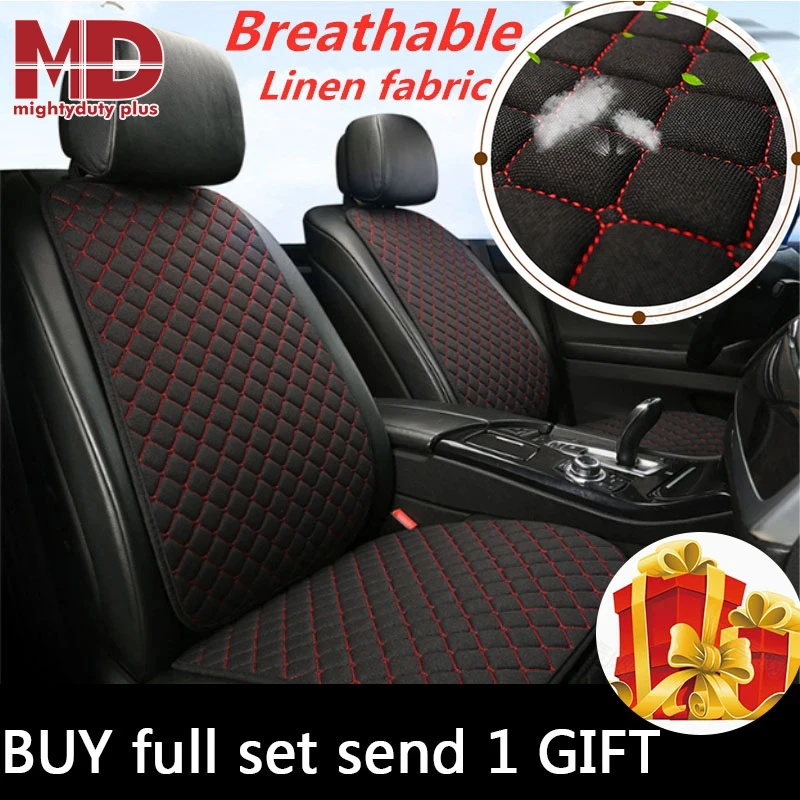 Чехлы на автомобильные сиденья всесезонные Нескользящие из мягкого хлопка