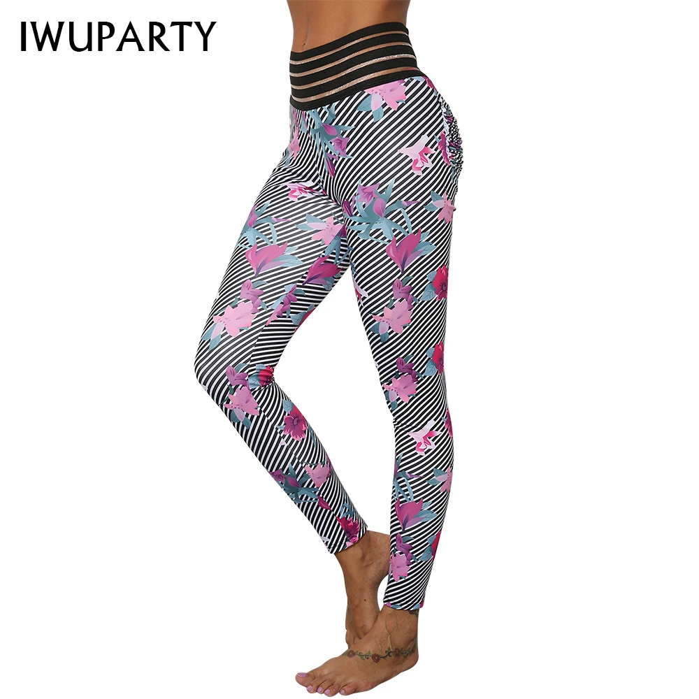 Дропшиппинг пикантные леггинсы с цветочным принтом кружевом складные карманы