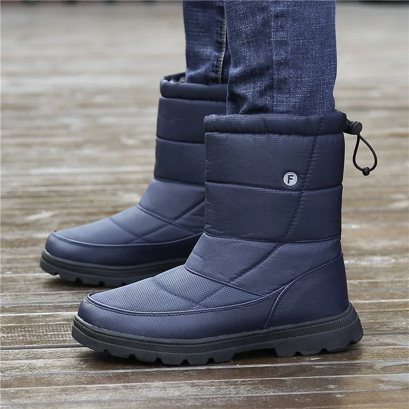 НОВАЯ РОЖДЕСТВЕНСКАЯ зимняя обувь мужские зимние ботинки хлопковые на меху для