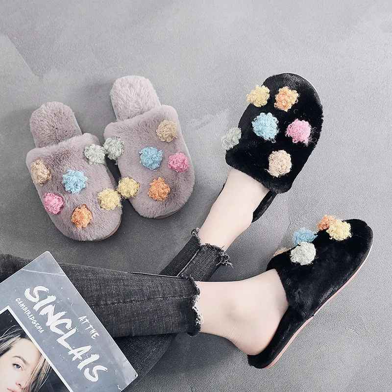 

Soft Genuine Leather Flat Shoes Women Flats with Flowers Ladies Shoes Women Designers Loafers Slip