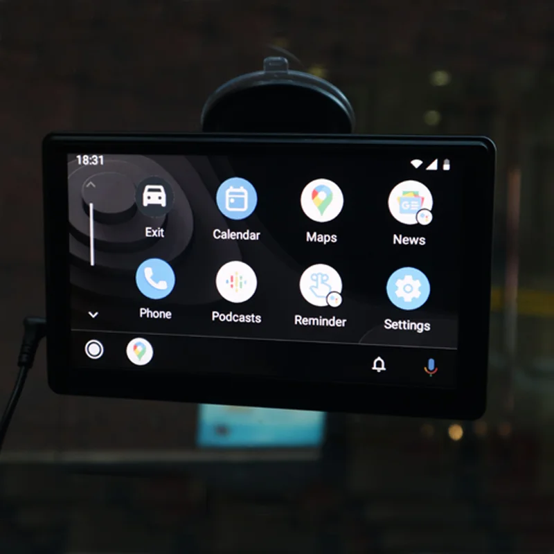 Автомобильный портативный беспроводной адаптер Apple Carplay 7-дюймовый сенсорный