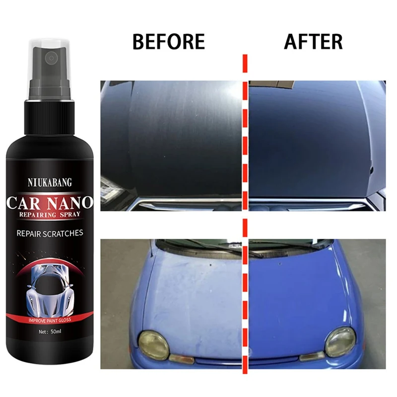 

Auto Scartch Remover Nano Coating Agent Car Nano Hand Spray Coating Wax Micro-plating Crystal Spray Waxing Decontamination Tools