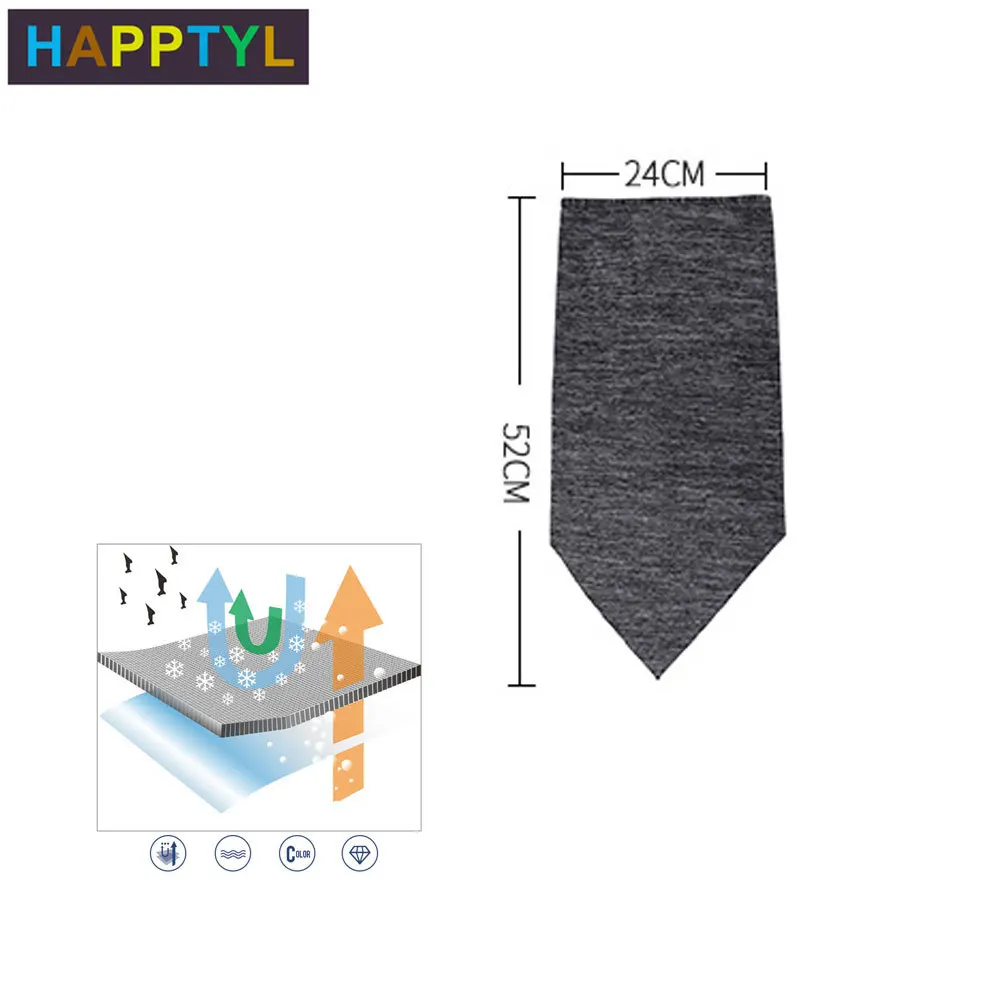 HAPPTYL ледяной Шелковый охлаждающий волшебный шарф маска для лета Солнцезащитный