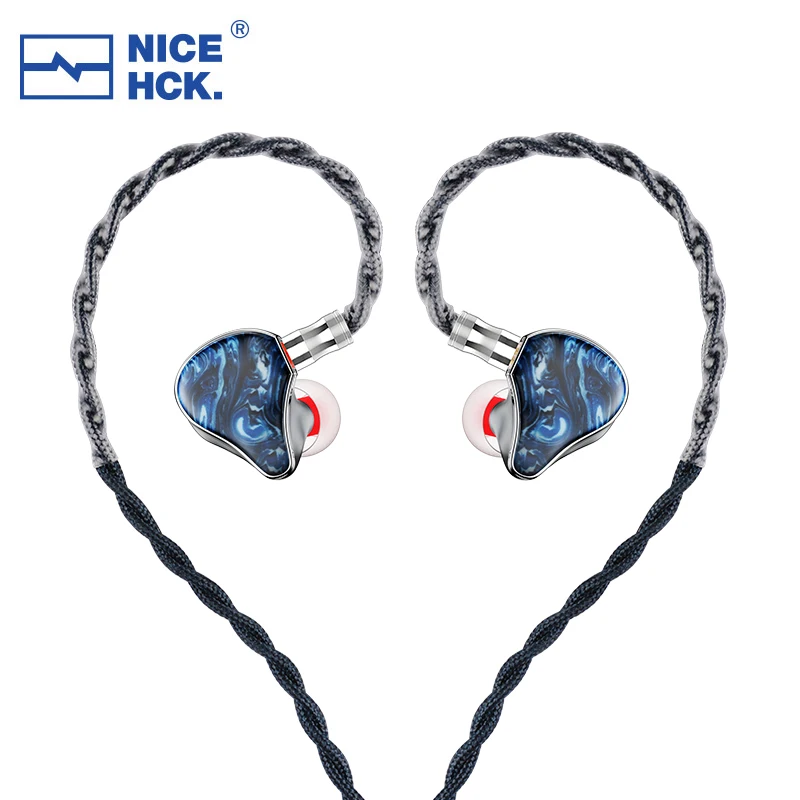 

Наушники NiceHCK Topguy Hi-Fi IEM 10 мм, динамические наушники из титанового магниевого сплава, аудиофилы, студийные наушники-вкладыши со съемным кабелем