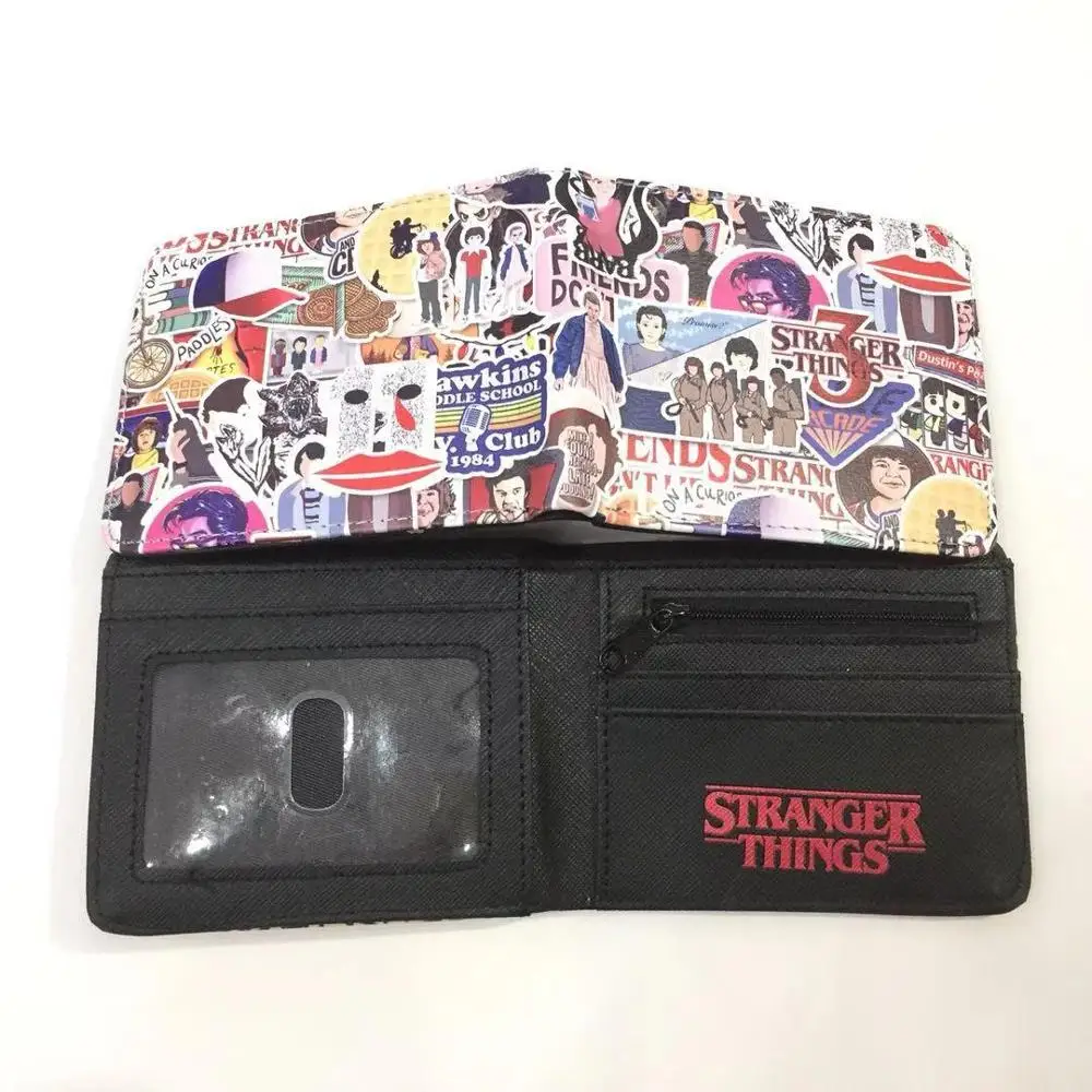 Stranger Things Wallet Money Bag Men Women Leather Purse Creative Gift Students Short Wallets | Багаж и сумки