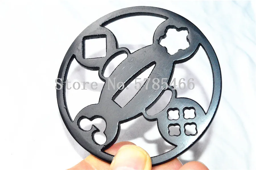 Чудесный стальной Железный защитник Tsuba для японского самурайского Катана Меч