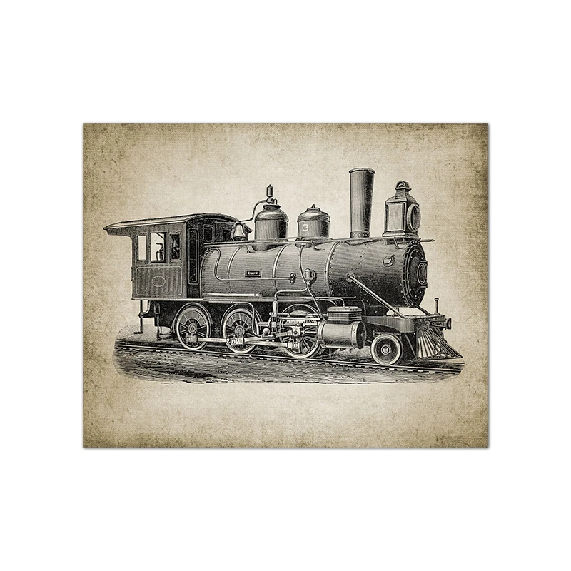 

Настенная картина "Американский паровоз" aooins