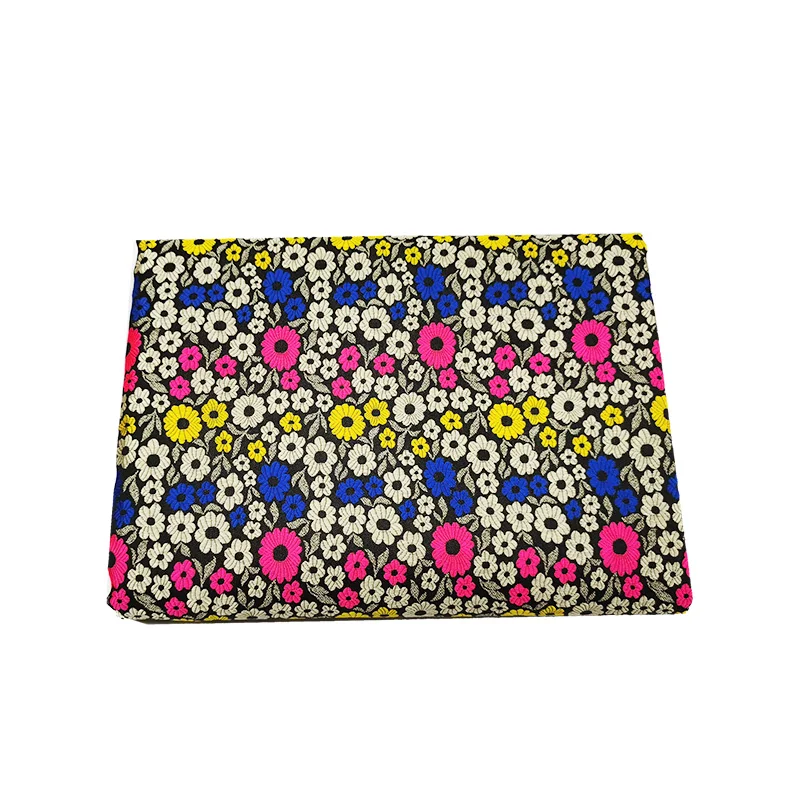 

Цветы великолепие окрашенная платье из жаккардовой ткани установить плетенная парчовая ткань завернуты "сделай сам"