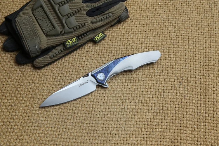 LiBinGEDC, складной нож Raptor Flipper, титановая ручка S90V, лезвие, для улицы, тактические, для кемпинга, ножи для выживания, инструменты для повседневного использования