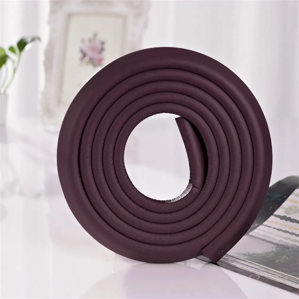 2M U-Shape Table edge Corner Protections Thick Rubber Furniture Desk Cover Protectors Foam Baby Safety Bumper Guard Strip images - 6