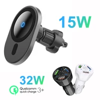 magnetic qi car wireless charger phone holder dashboard air vent bracket for iphone 12 11 pro x xr xs max samsung s10 s20 s9 s8