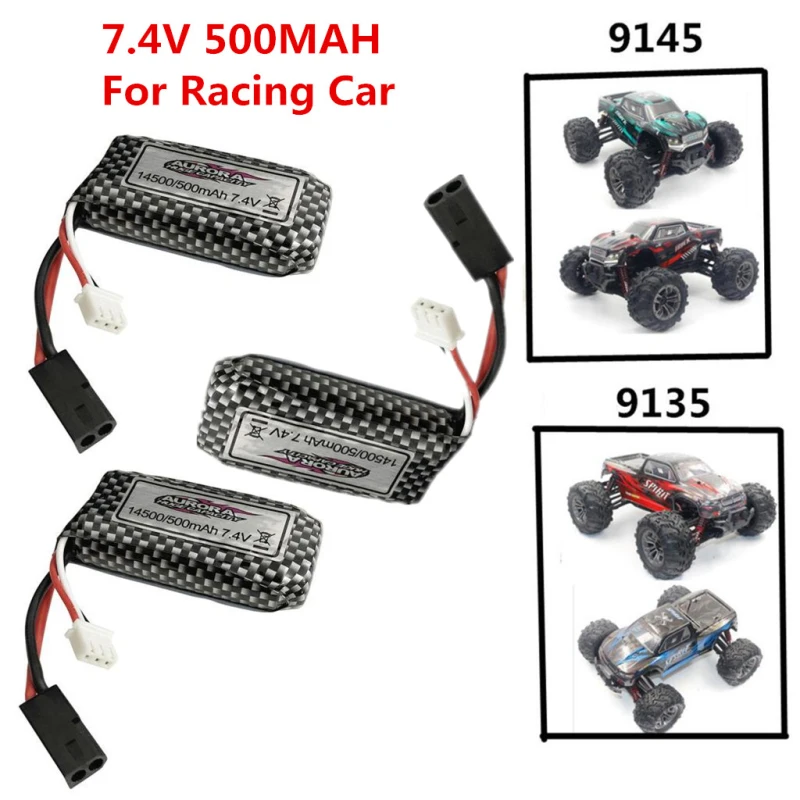 7 4 V 500mAh 2 шт 3 батарея для 9145 9135 беспроводного управления дети Электрический пульт