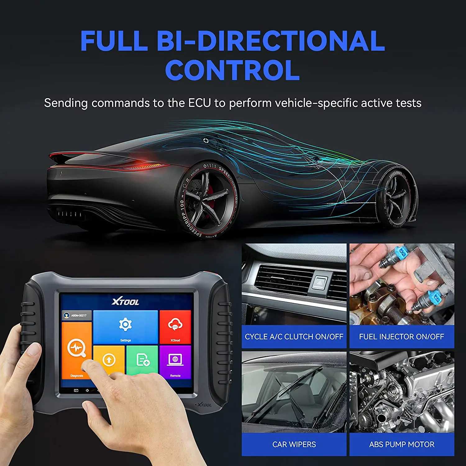 Диагностический сканер XTOOL A80 pro Master OBD2 VCI J2534 PK 908P | Автомобили и мотоциклы