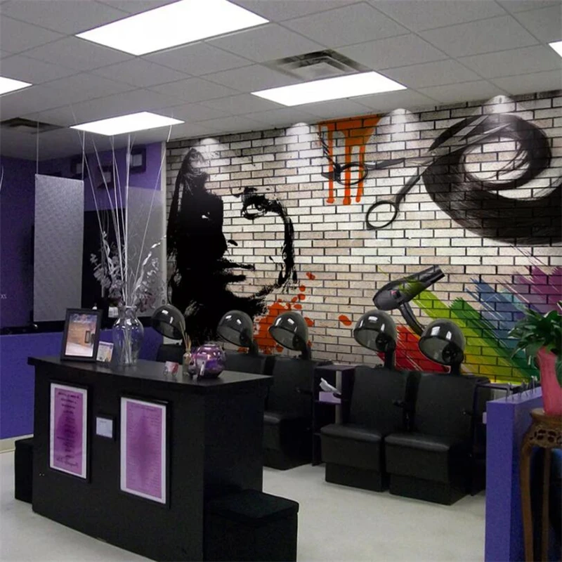 3D обои на заказ wellyu с изображением кирпичной стены бумажные инструменты для