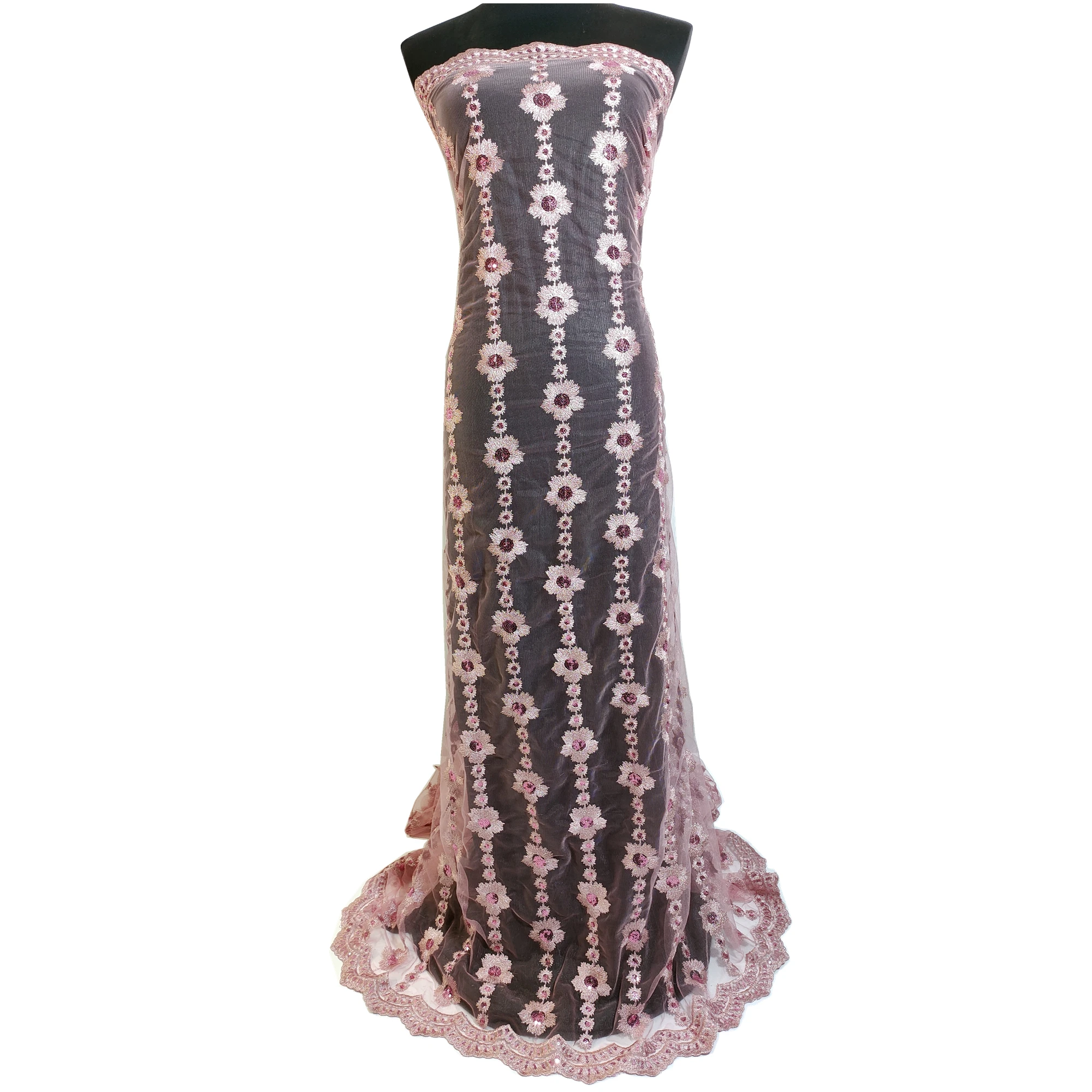 Французская кружевная ткань фиолетовый фон для фотографирования в изумрудно