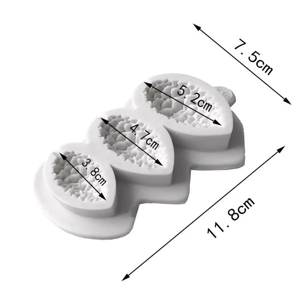 3 Even Pinecone Liquid Silicone Mold Hand-Made DIY Cake Shape | Дом и сад