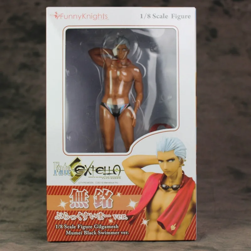 

EXTELLA No Name Anime Action Figures Emiya Shirou Figure Gilgamesh Mumei Black Swimmer Ver Doll Action Figure Model Toy 24cm