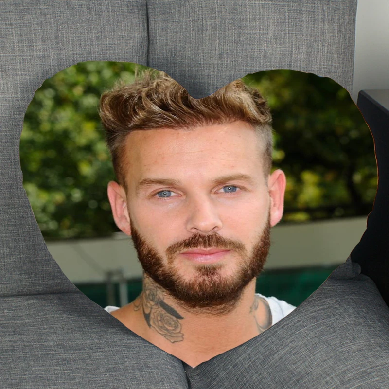 Новое поступление Наволочка на молнии под заказ чехол для подушки в форме сердца