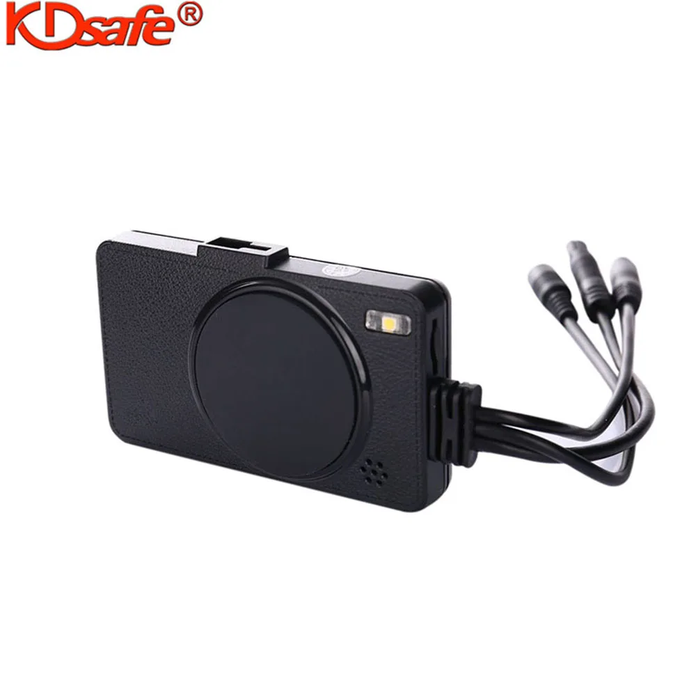KDsafe HD Двойная камера для мотоцикла DVR моторный видеорегистратор