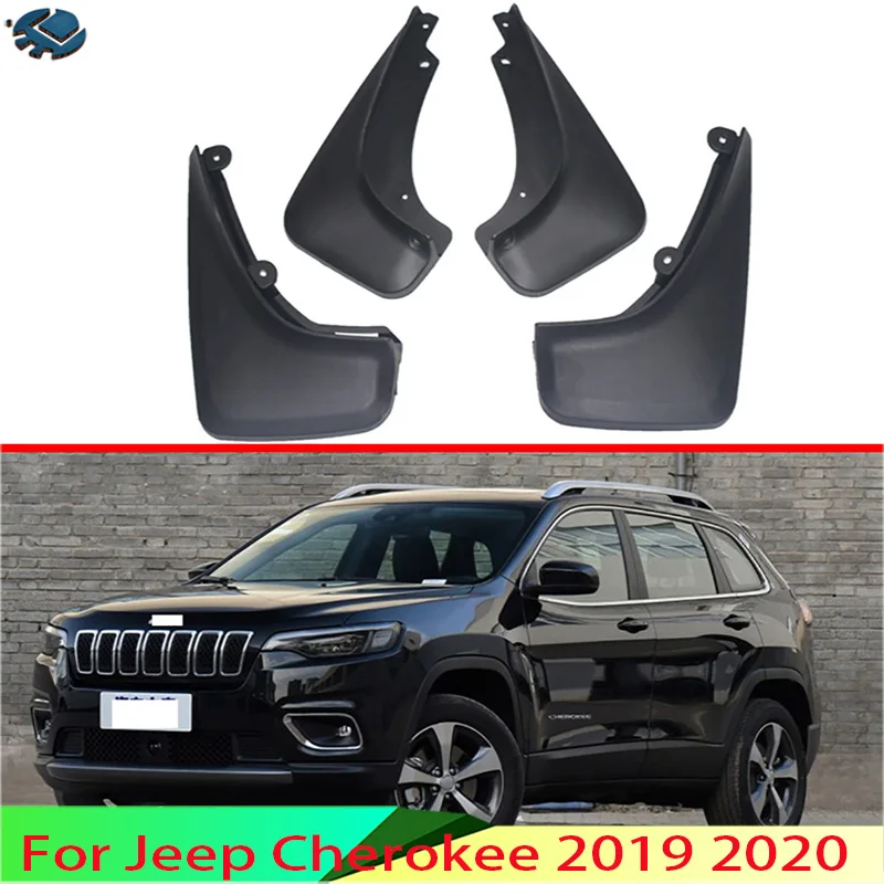 

Для Jeep Cherokee 2019 2020 4 шт. брызговик для автомобиля Стайлинг