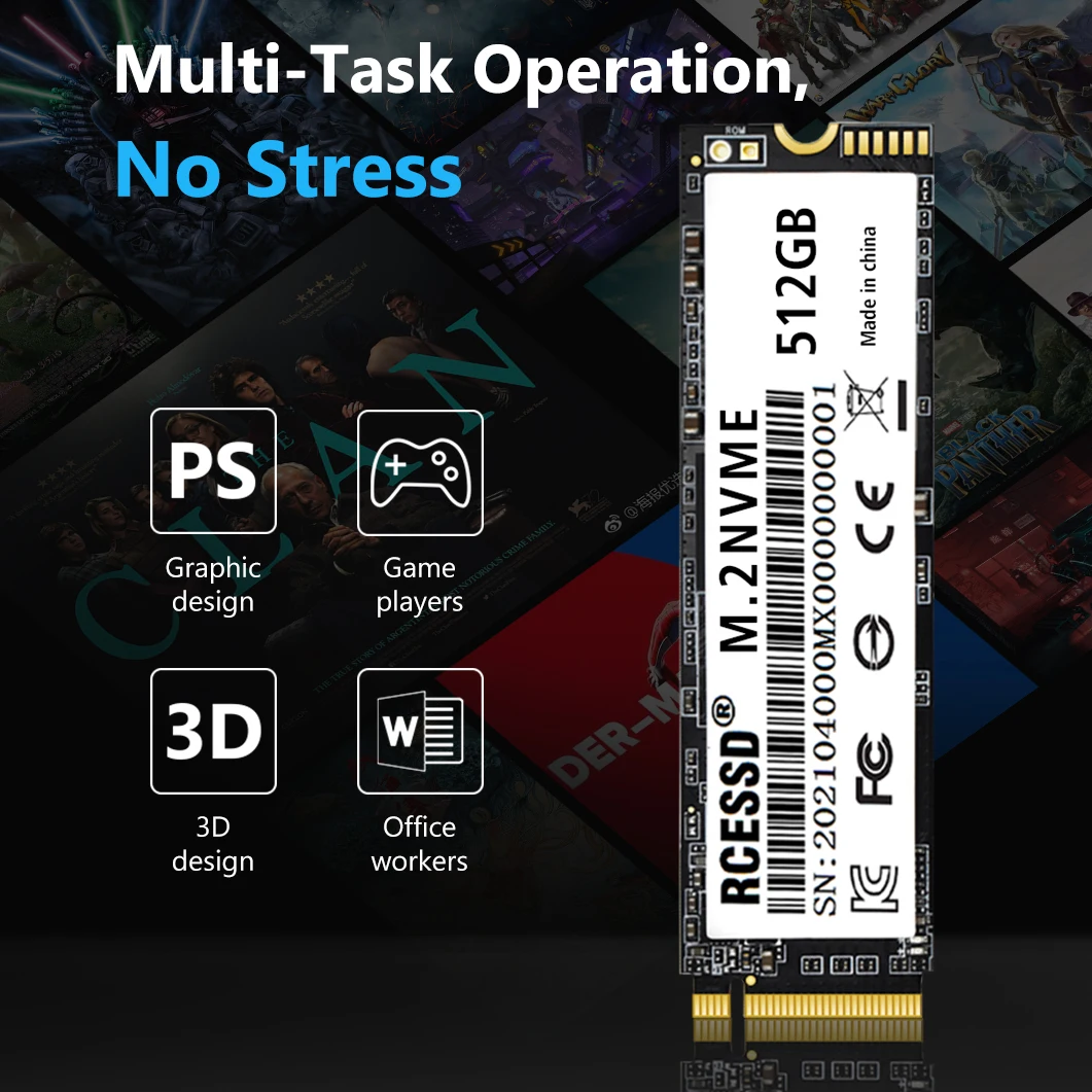 RCESSD M2 SSD M.2 PCIE 240 ГБ NVME 2280 128 256 512 1 ТБ внутренний диск твердотельный накопитель для