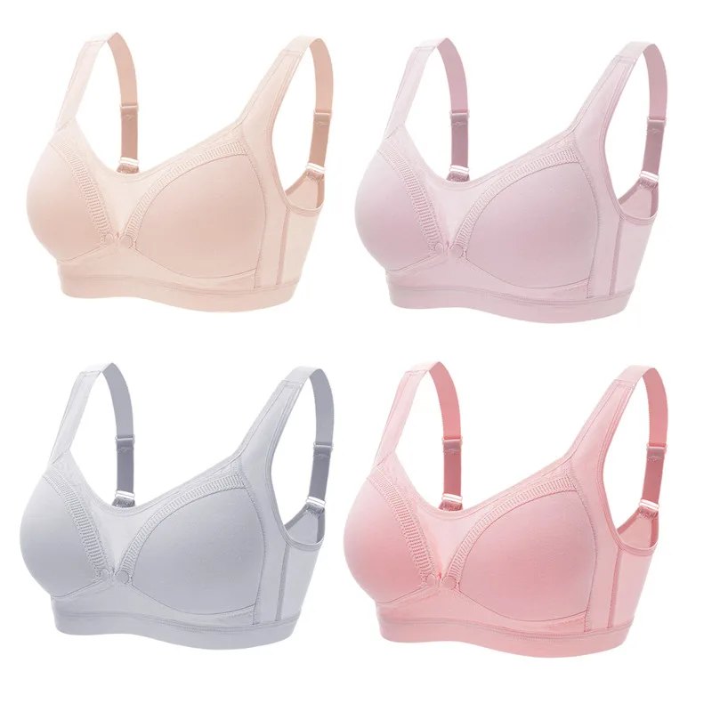 

Cotton Nursing Bra Front Button Maternity Clothings Anti-Sagging Pregnancy Tube Bra Thin Breastfeeding Soutien Gorge Allaitement