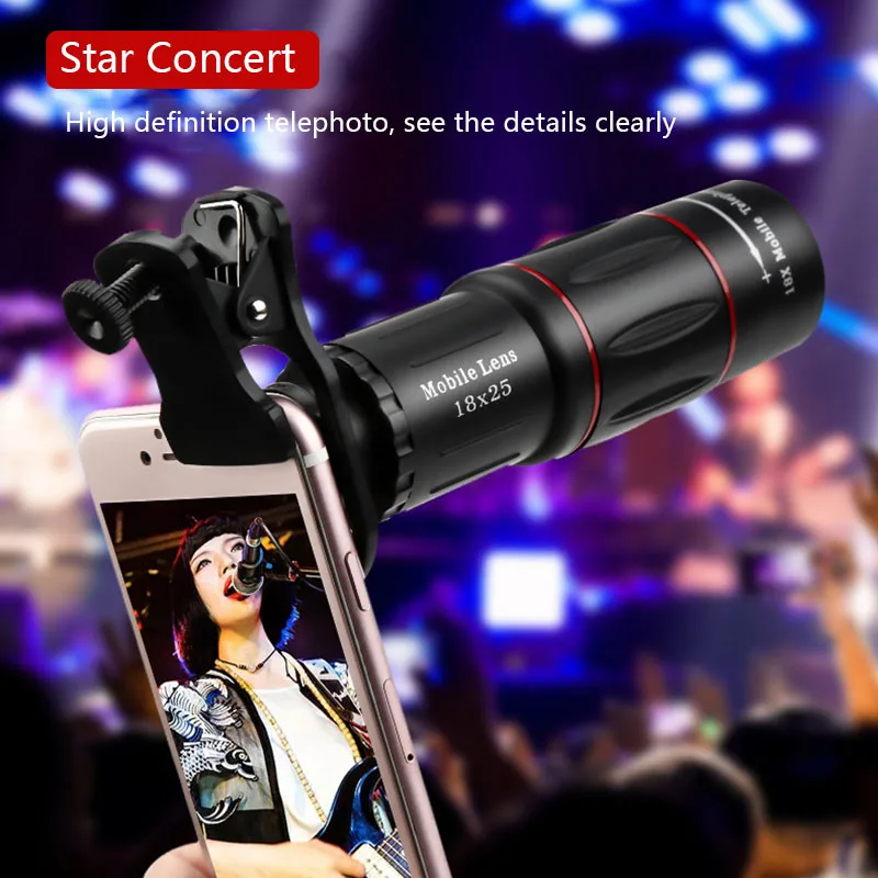 18x мобильный телефон Telephoto HD Lens18x фотокамера высокой четкости увеличительная