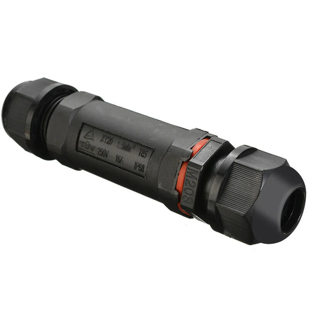 

Nylon PA66 Cable Connector 3 Pole Joint Outdoor Electrical Cable Connector