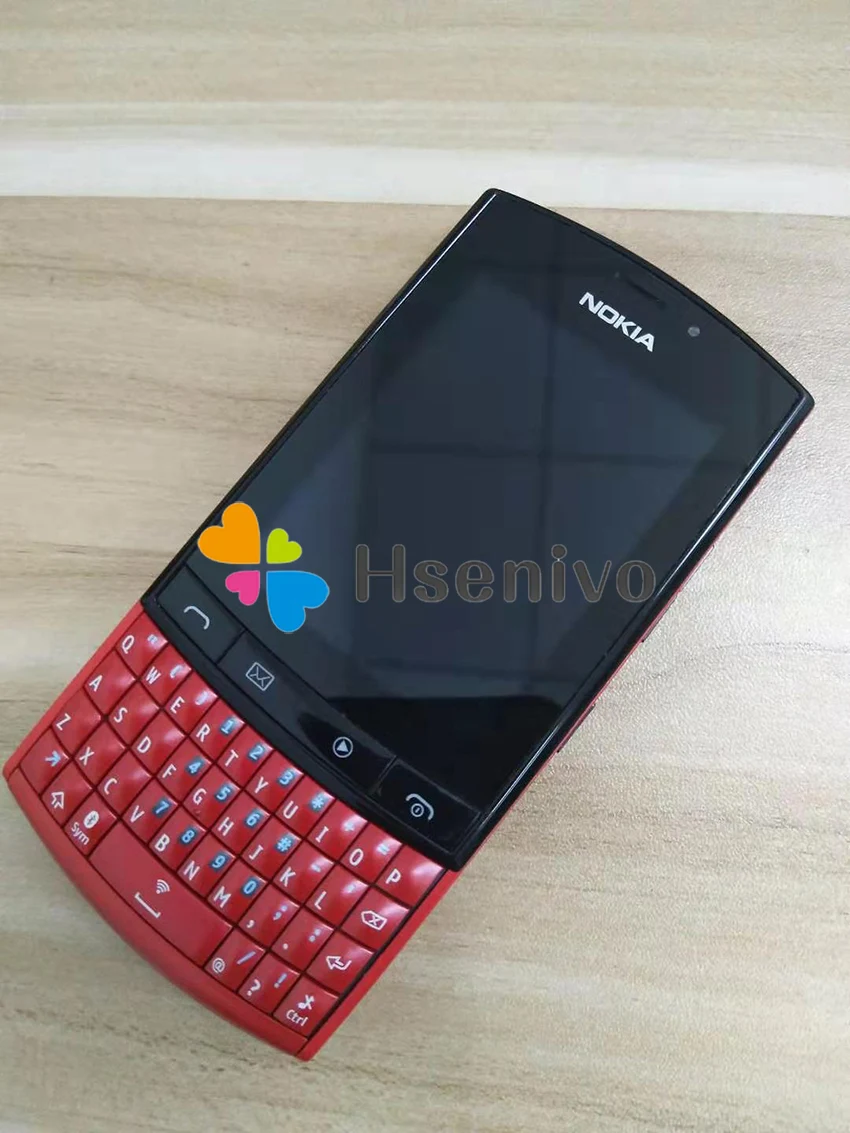 Разблокированный мобильный телефон Nokia asha 303 2,4 '3g Bluetooth MP3 сотовый телефон 1300 мАч