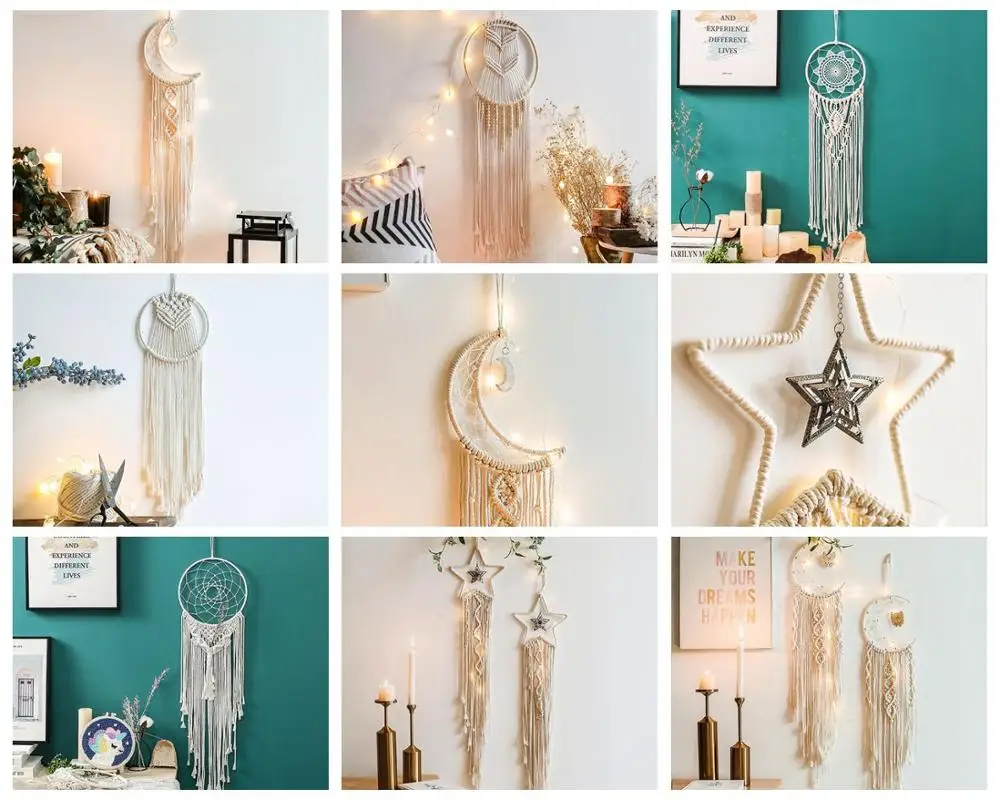 Креативный Ловец снов с кисточками ловля монернета подвесная Подвеска для дома