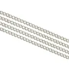 Цепочки из стерлингового серебра 925 пробы, 1 шт.лот, 50 см, цепочка для ожерелья, аксессуары для самостоятельного изготовления браслетов, фурнитура ручной работы