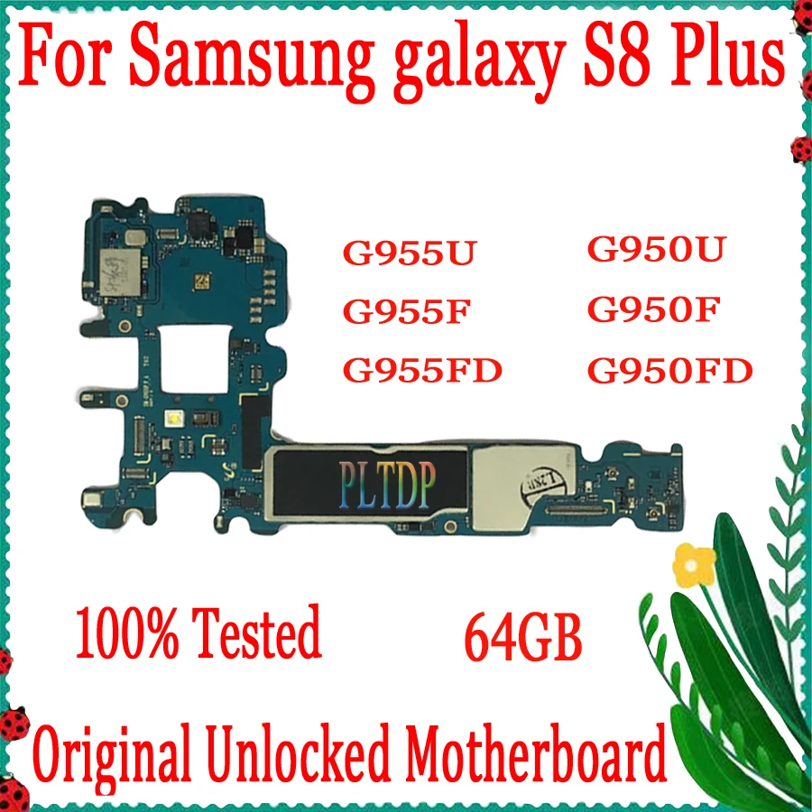 100% оригинальная официальная версия для материнской платы Samsung Galaxy S8 Plus G955U G955F G955FD