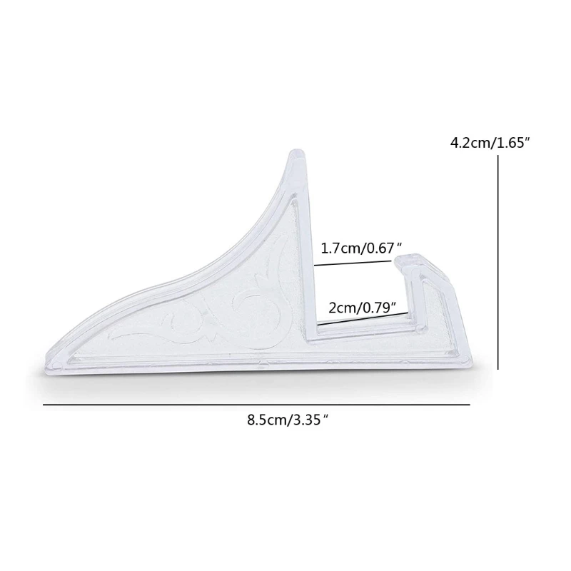 

Plate Stands Holder Display Easels Stands Stable Triangular Design Holder Creative Present for Family Friends 066C