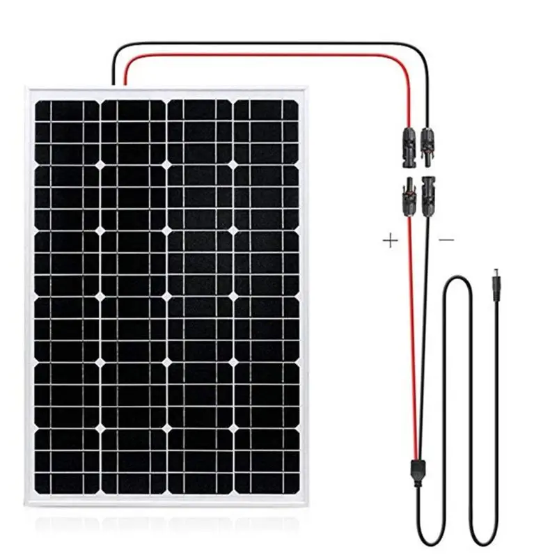 

2021 New 1pc DC5521 Solar Panel Connector Solar Inverter Connector Solar Power 0.5M