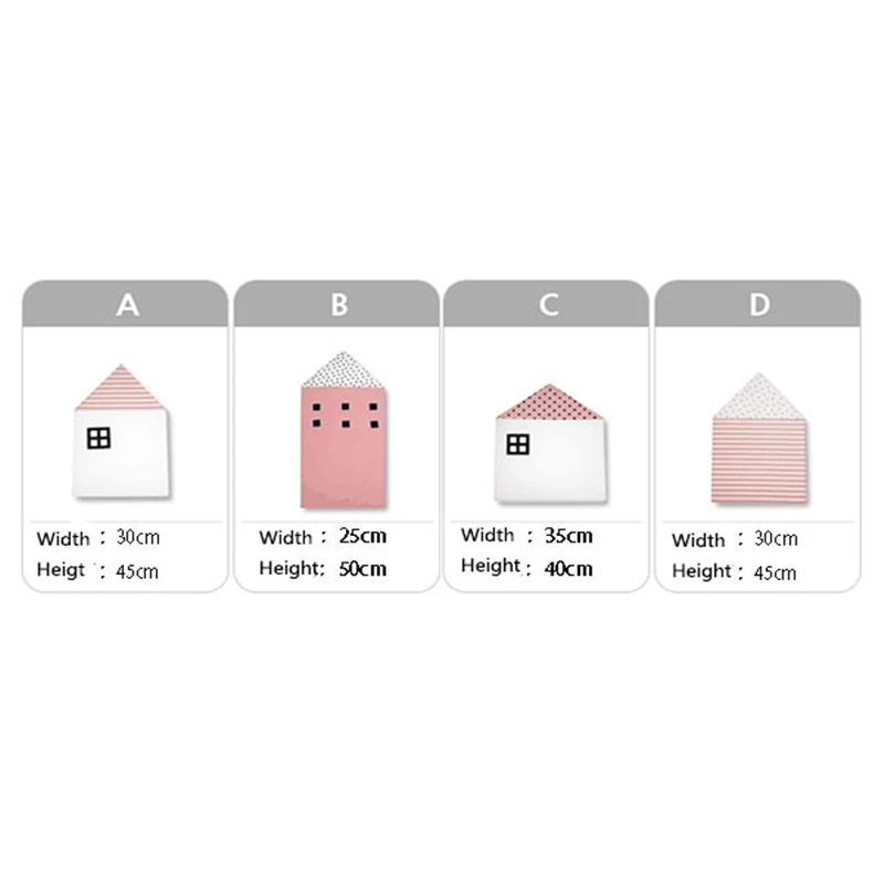 Детская кровать бампер Новорожденный Хлопок Cartoo маленький дом защита для