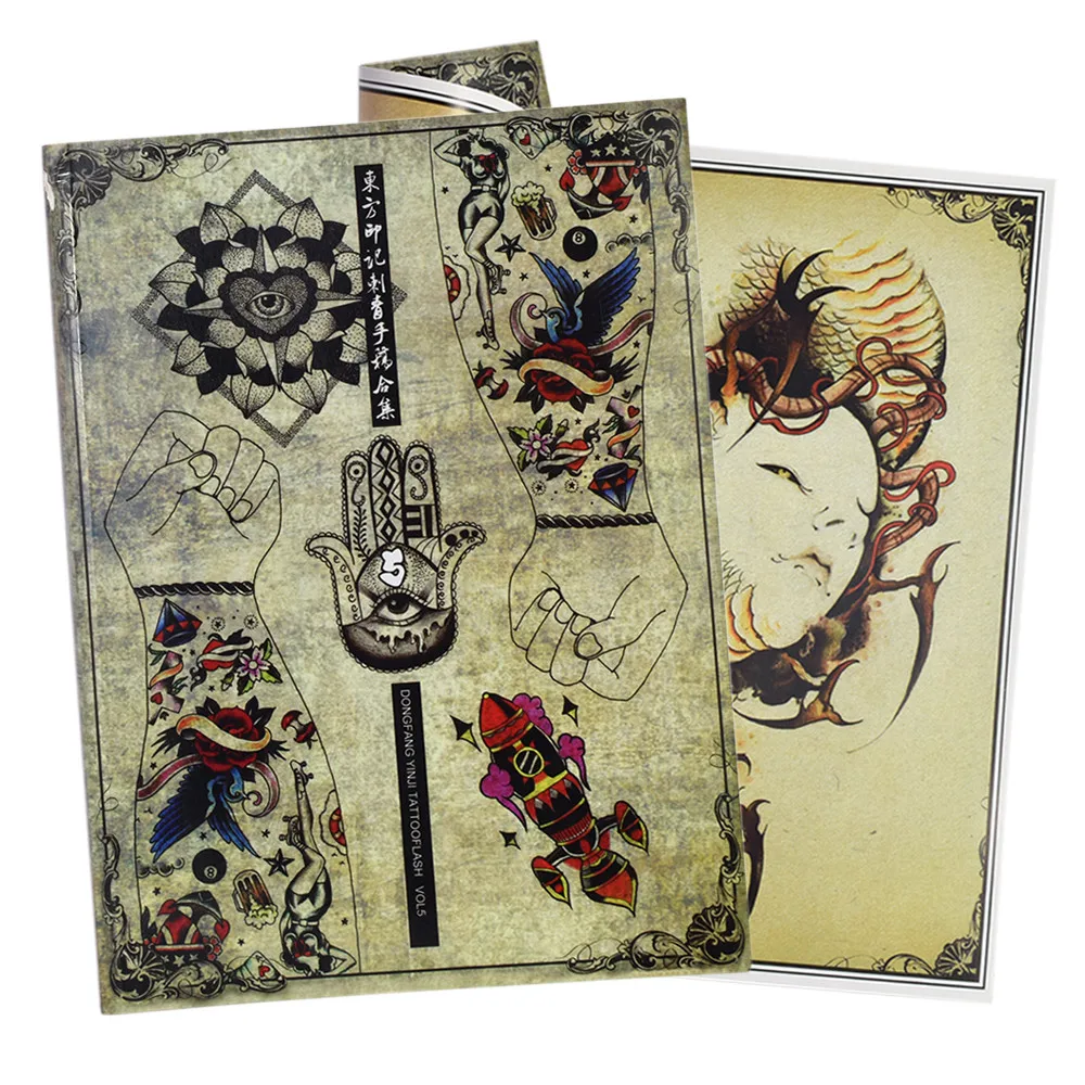 Книга для татуировок в китайском стиле 108 страниц | Красота и здоровье