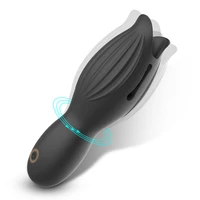 male masturbator vibrator sex toys for men glans stimulate massager penis delay trainer electronic oral climax 10 modes