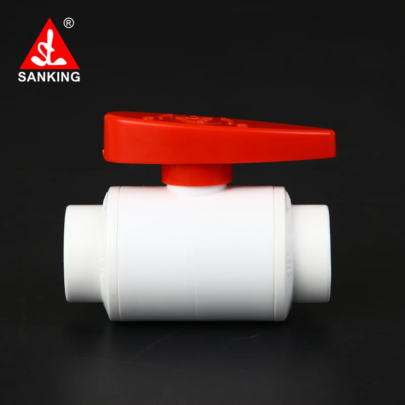 

Sanking UPVC 50mm Ball Valve PVC Joint Aquarium Agricultural Sprinkler Irrigation Garden Water Pipe Connector Pipes Fittings