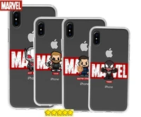2021 marvel hero letters anime style transparent phone case hull for samsung galaxy a50 a51 a20 a71 a70 a40 a30 a31 80 e 5g s sh