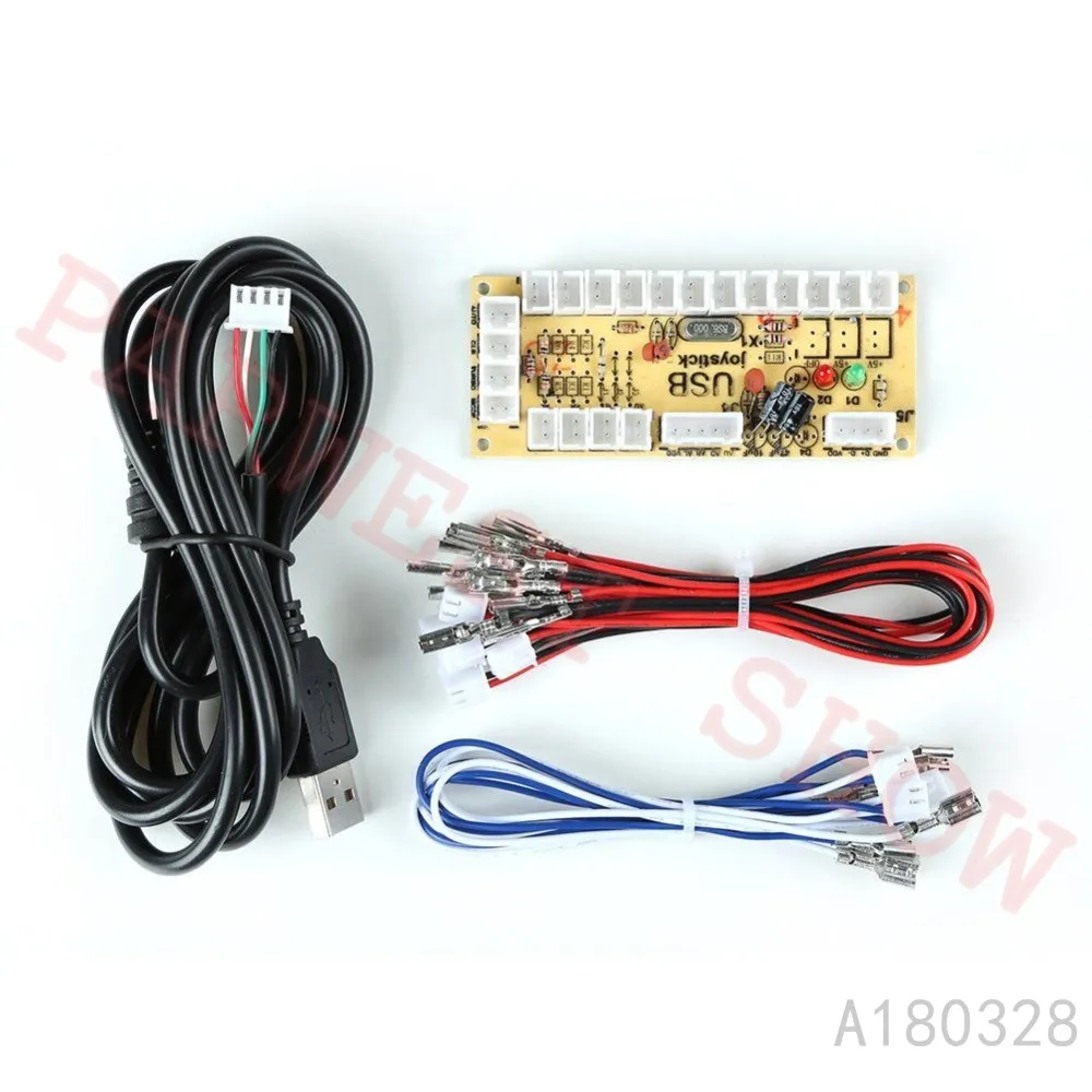 1 шт./лот нулевой задержки USB энкодер джойстик для ПК и кнопки для MAME& Fighting Stick управления DIY аркадная игра набор деталей