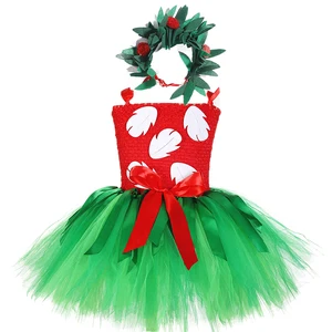 Платье-пачка для девочек, летнее, с шапочкой и повязкой на голову