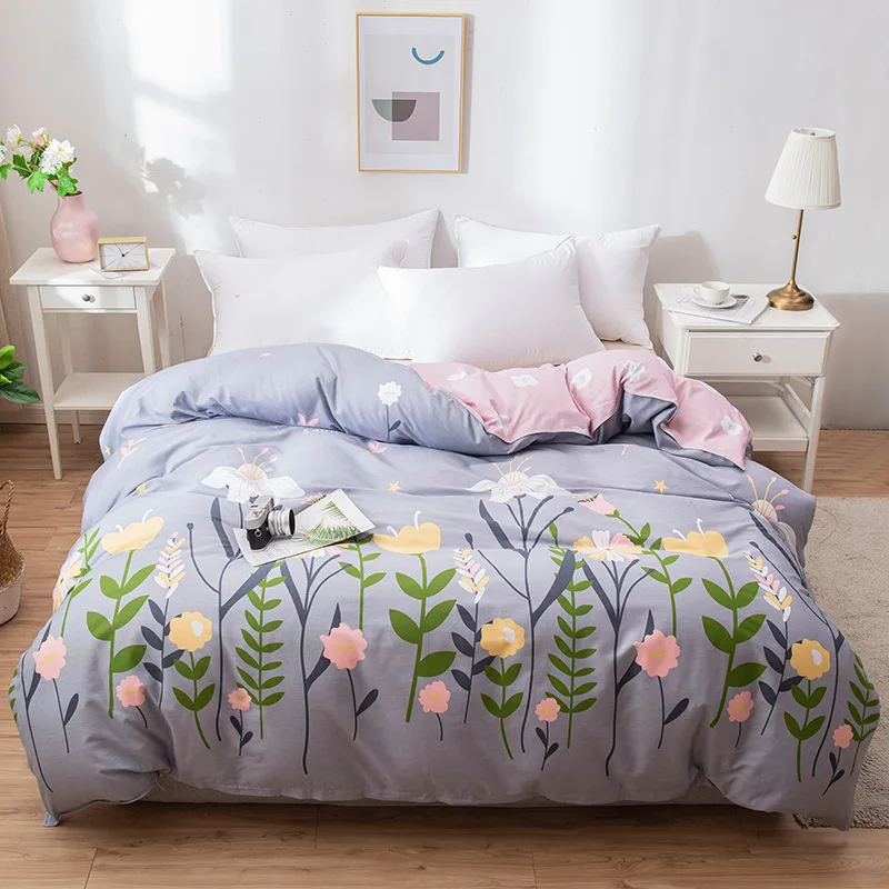 2020 Новый панель с изображениями цветов и растений печатных постельное белье 100%