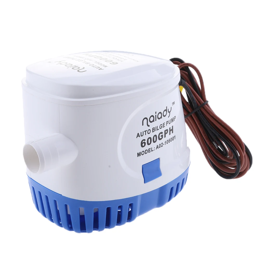

Automatic Marine Bilge Pump 600 GPH Portable Submersible Water Pump 12V